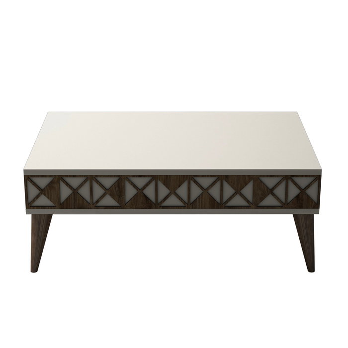 Hanah Home Mesa de Centro Line - Cream Hanah Home Mesa de Centro Line - Cream